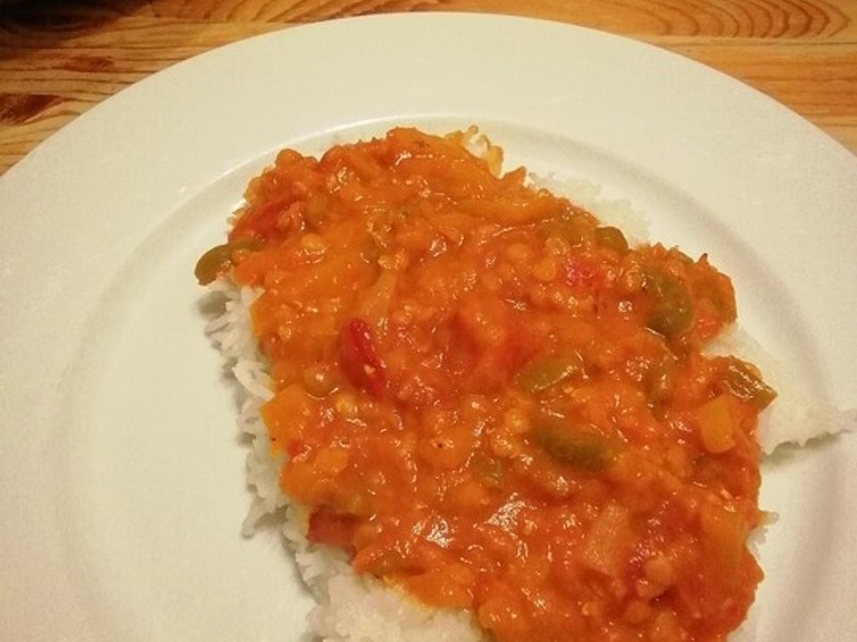 Paprikacurry mit roten Linsen von Nova_29| Chefkoch