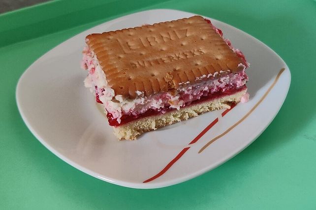 Himbeer-Butterkeks-Schnitten von BomBasti| Chefkoch