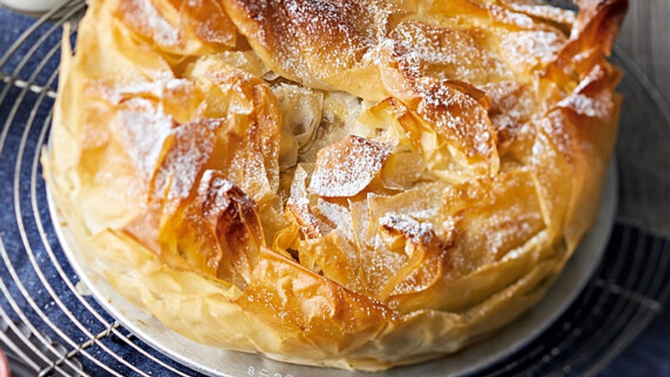 Apfel-Filoteig-Kuchen