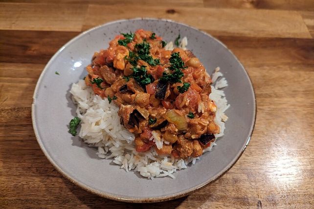 Vegetarische Gemüsepfanne mit Reis von Alvadea| Chefkoch