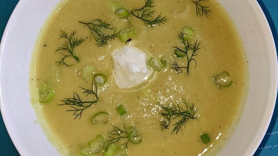 Petersilienwurzel-Fenchel-Cremesuppe mit Ziegenfrischkäse von piknole ...