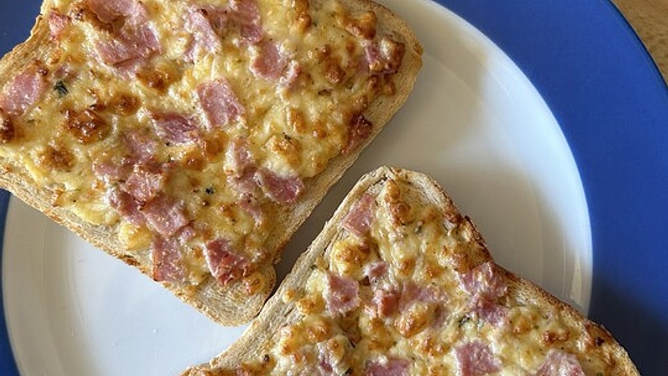 Toast nach Flammkuchenart von marie_venten| Chefkoch