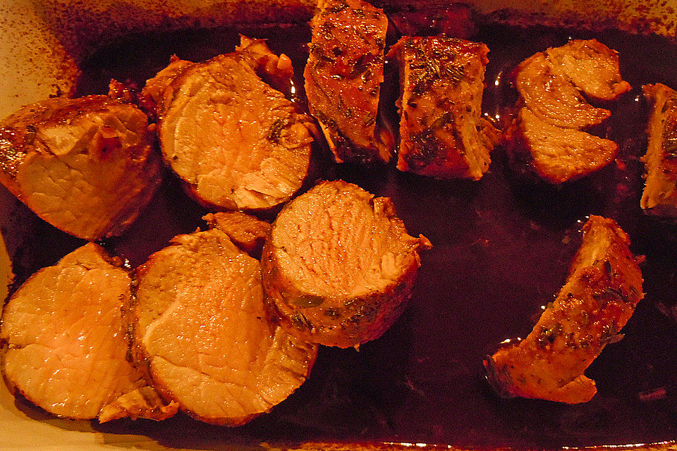 Schweinefilet in Balsamico