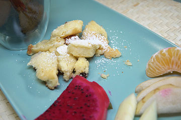 Trái cây, Kaiserschmarrn, Nuoc Sam - Obst, Kaiserschmarrn, vietnamesischer Tee