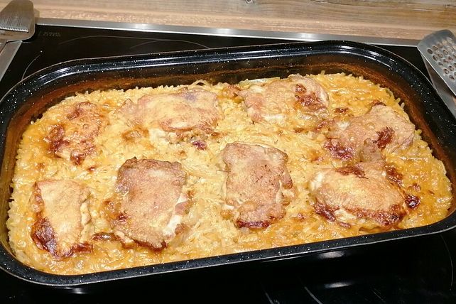 Hühnchen mit cremigem Reis aus dem Ofen von Christof111| Chefkoch