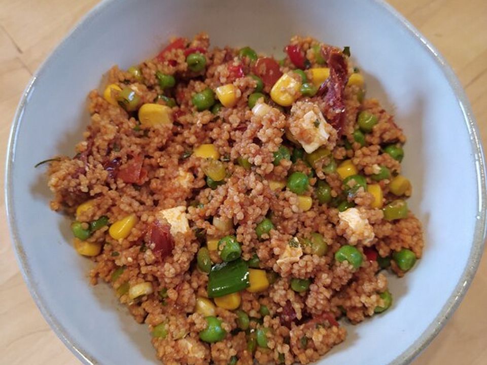 One Pot-Couscous mit Paprika und Feta von fabian-san| Chefkoch