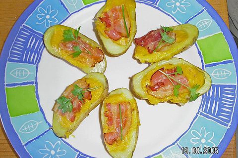 Kartoffelschiffchen Rezept, Gefüllte Kartoffelschiffchen Mit Guacamole