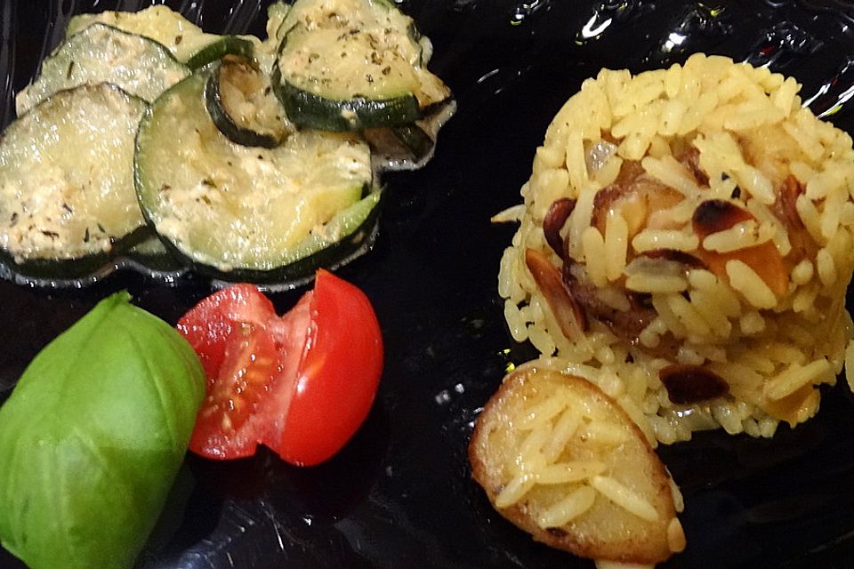 Bananen - Curryreis mit Zucchini