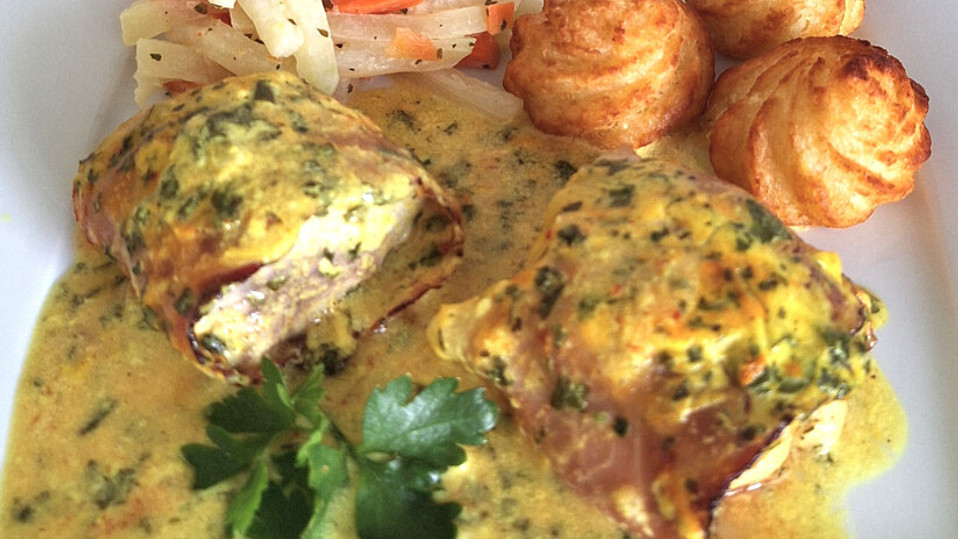 Schweinefilet in Curry-Sahne-Soße von BeeKeeperGEO