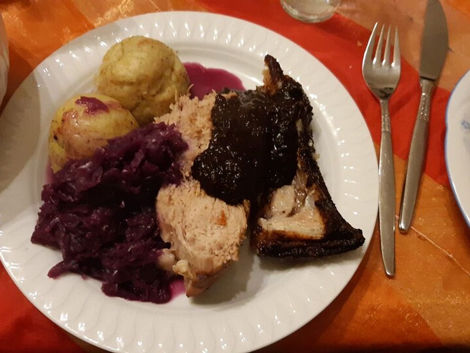 Schweinekrustenbraten mit Dunkelbiersoße von sternekoch94| Chefkoch