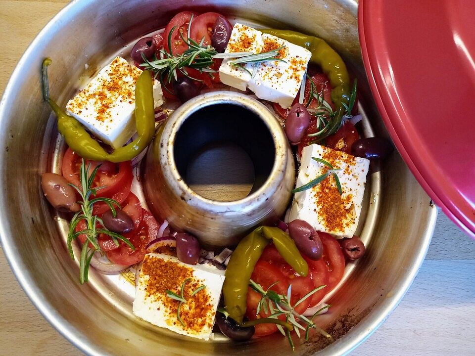 Gebackener Feta mit Tomaten aus dem Omnia-Backofen von Keukenmeisje ...