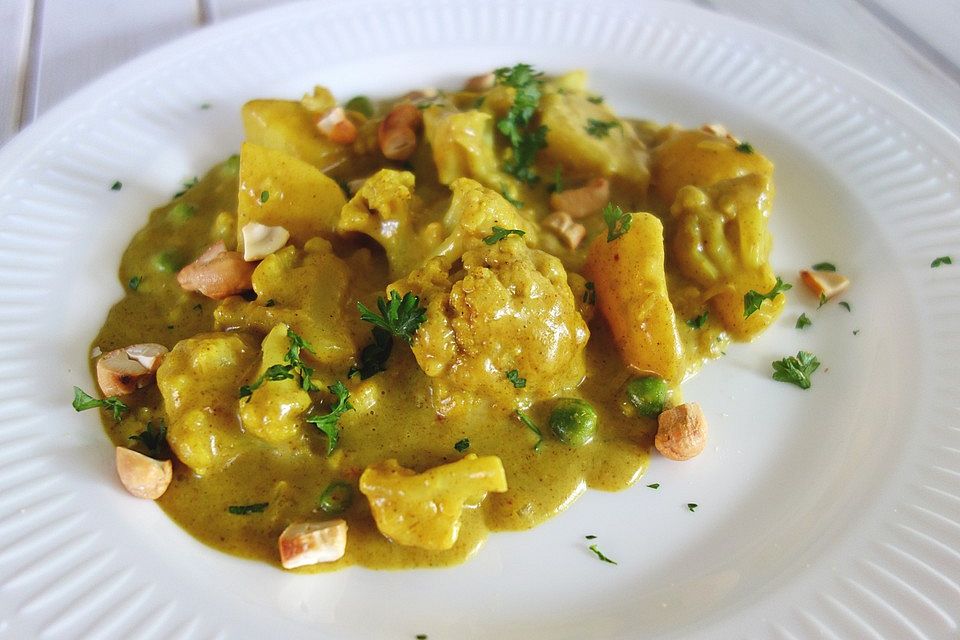 Würziges Blumenkohlcurry