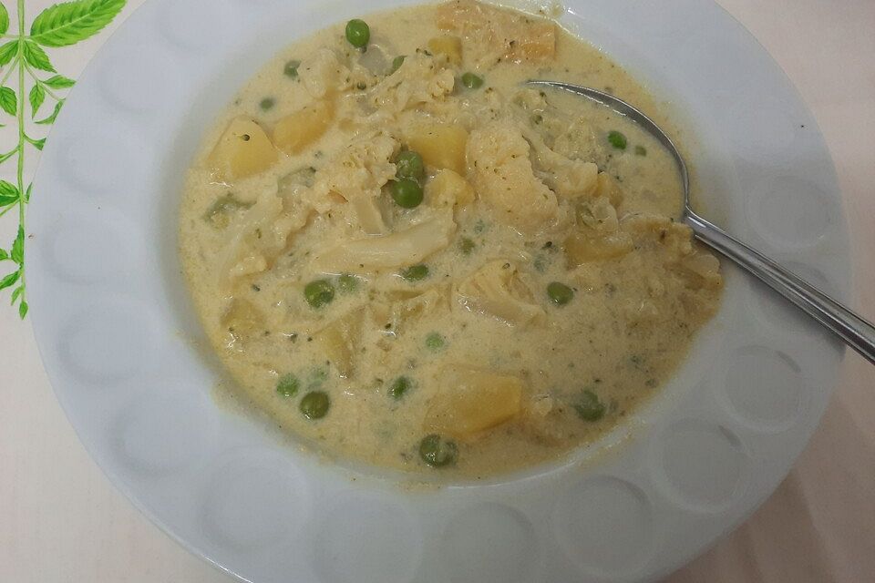 Würziges Blumenkohlcurry