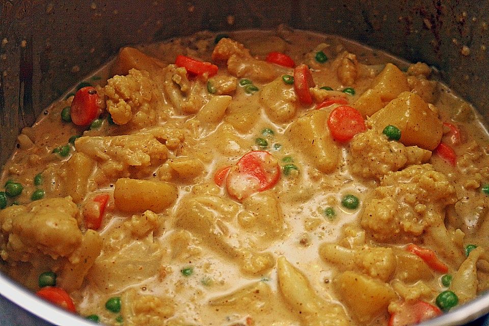 Würziges Blumenkohlcurry