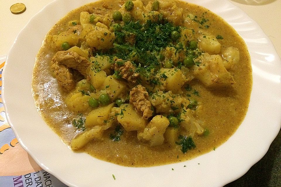 Würziges Blumenkohlcurry