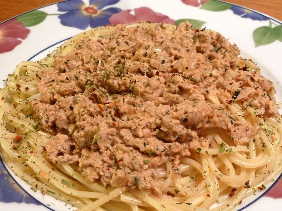 Spaghetti mit Thunfischsauce von mamala| Chefkoch