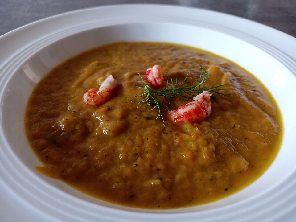 Pilzsuppe mit Flusskrebsen von Keukenmeisje| Chefkoch