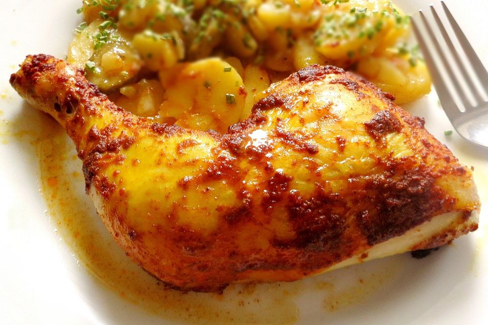 Hähnchen mit Marinade Hähnchen mit Marinade