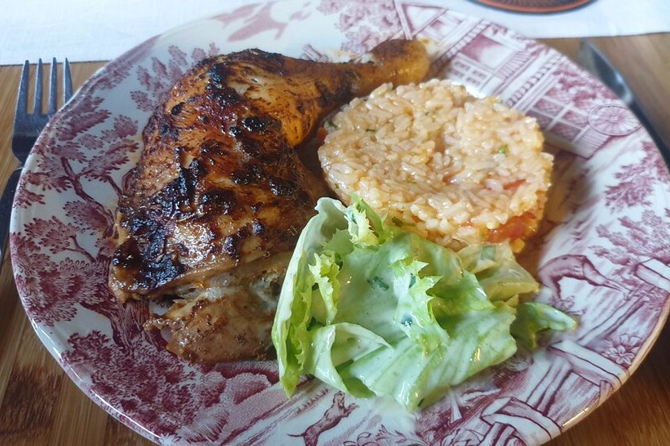 Hähnchen mit Marinade Hähnchen mit Marinade