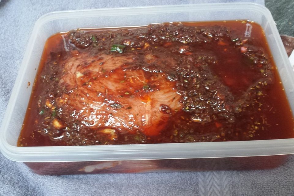 Hähnchen mit Marinade Hähnchen mit Marinade