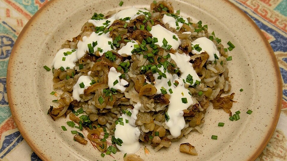 Mujaddara - arabische Linsen mit Reis von Tatunca| Chefkoch