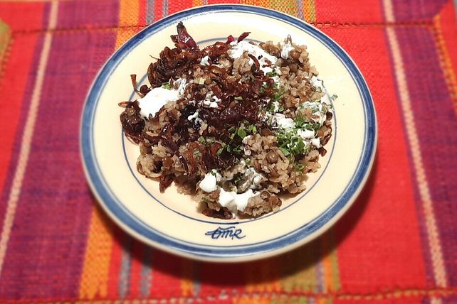 Mujaddara - arabische Linsen mit Reis von Tatunca| Chefkoch