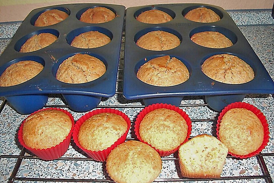 Orangen - Möhren - Muffins