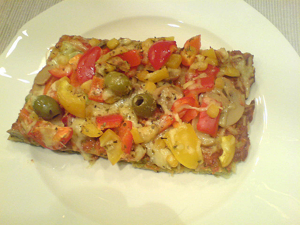 Bunte Kartoffel - Gemüse - Pizza von MrsSmithwicks| Chefkoch