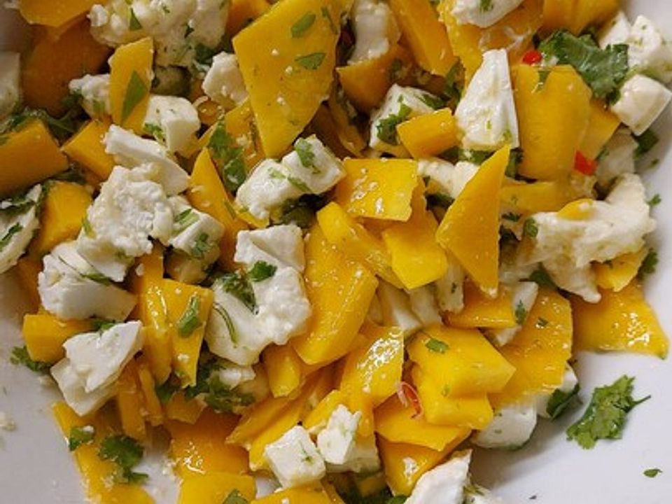 Mango und Mozzarella mit Zitronengras-Dressing von bkühberger| Chefkoch