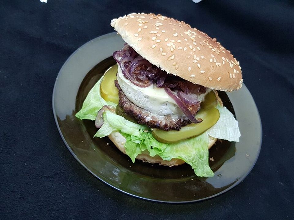 Burger mit Blauschimmelkäse - Big Gonzo von HeavenCanWait| Chefkoch