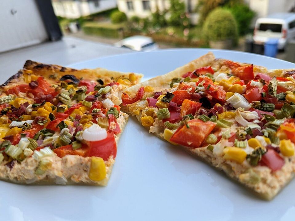 Flotter pikanter Flammkuchen von artem_zitzer| Chefkoch