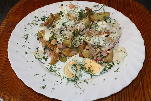 Kartoffelsalat auf schwedische Art von Klaumix| Chefkoch