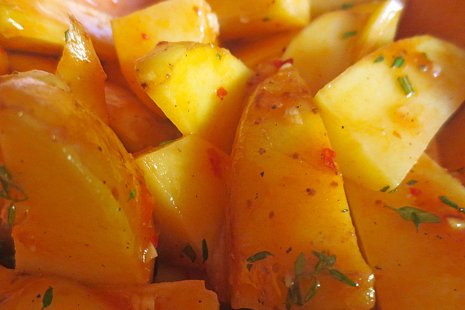 Kräuterkartoffeln gebacken Kräuterkartoffeln gebacken
