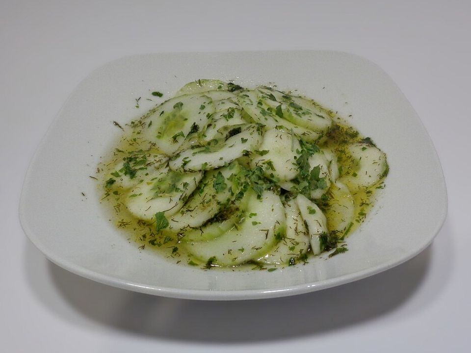 Dänischer Gurkensalat von Große Schwester | Chefkoch