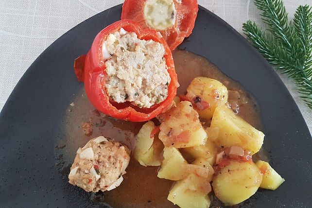 Gefüllte Paprikaschoten mit Fisch von Archeheike| Chefkoch