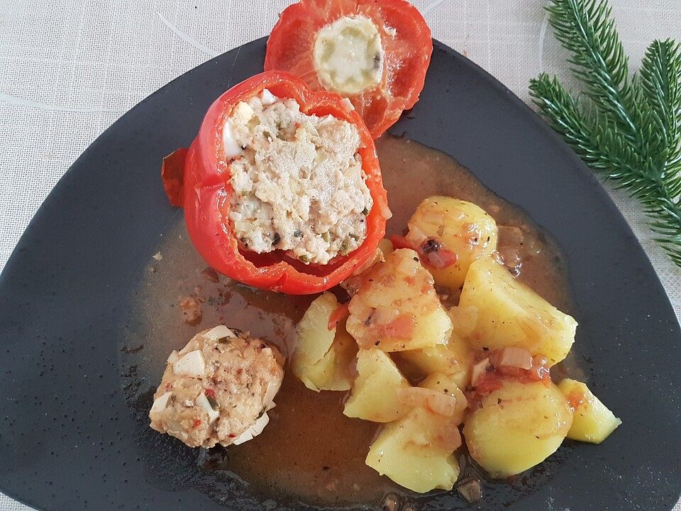 Gefüllte Paprikaschoten mit Fisch von Archeheike| Chefkoch