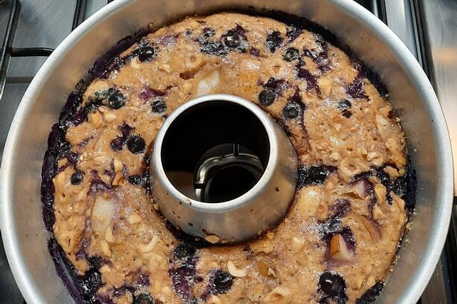 Birnen-Heidelbeer-Clafoutis für den Omnia Backofen von 007krümeltiger ...