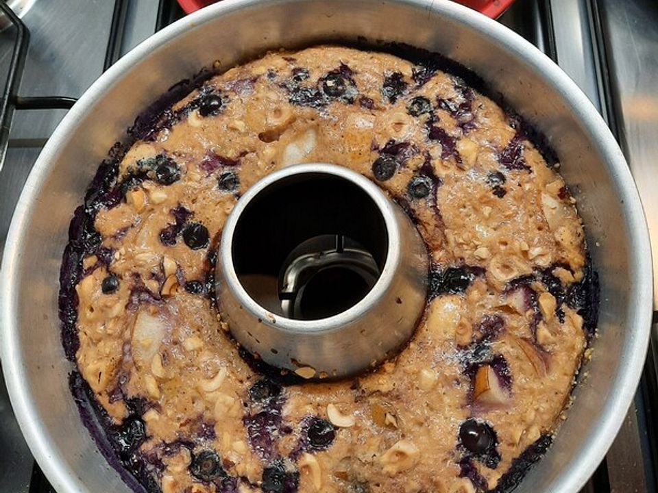 Birnen-Heidelbeer-Clafoutis für den Omnia Backofen von 007krümeltiger ...