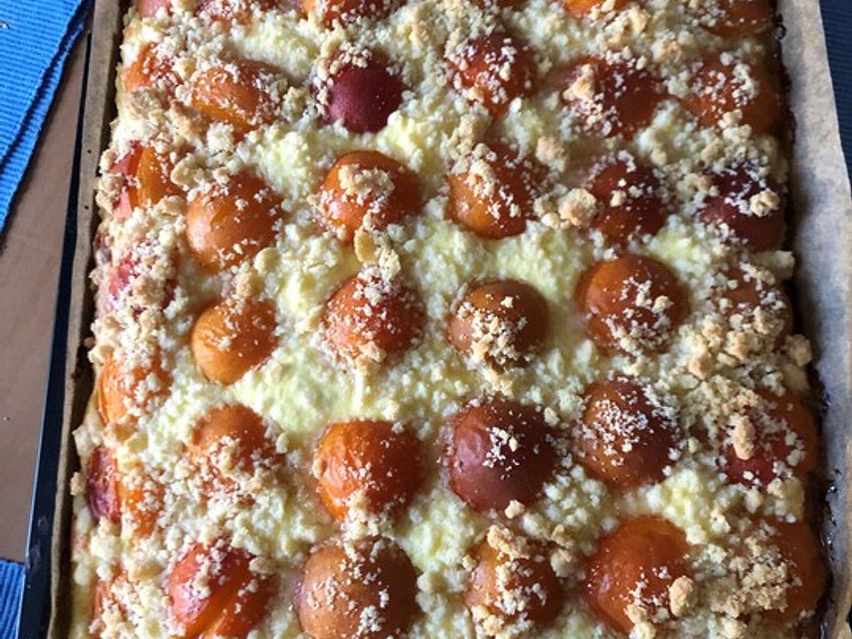 Aprikosen-Streusel-Kuchen von graeflein| Chefkoch