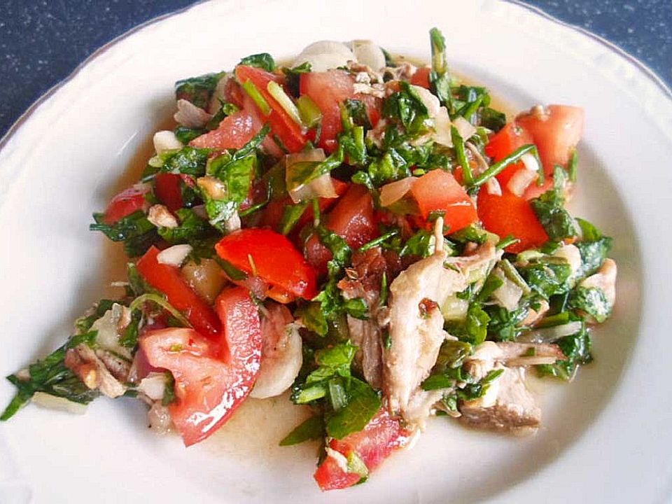 Salat mit Hähnchen| Chefkoch