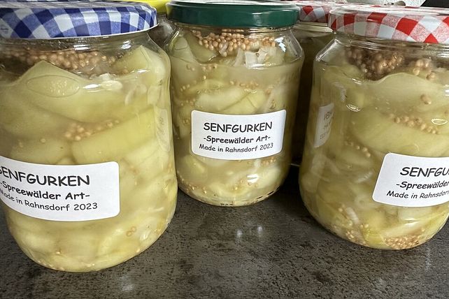 Senfgurken Spreewälder Art von virtual-meyer| Chefkoch