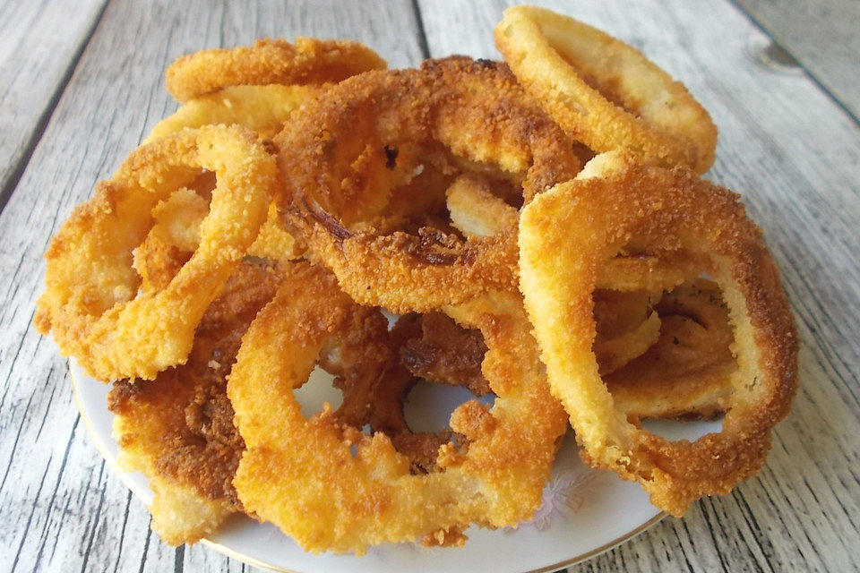 Einfacher Bierteig für Zwiebelringe