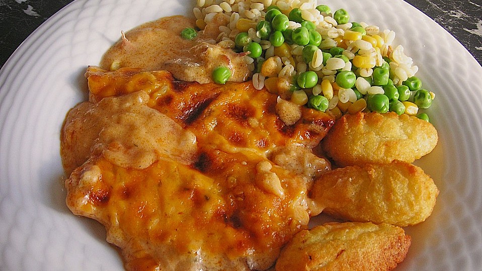 Erstaunlich Schnitzel In Auflaufform Berbacken Bild