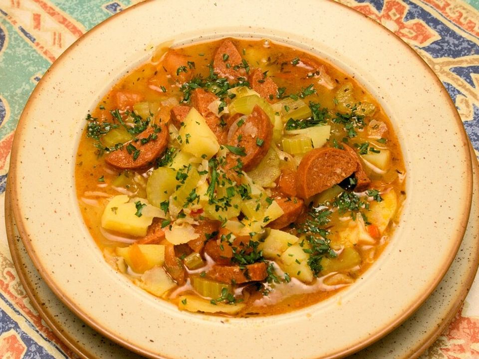 Pikante spanische Kartoffelsuppe von Tatunca| Chefkoch