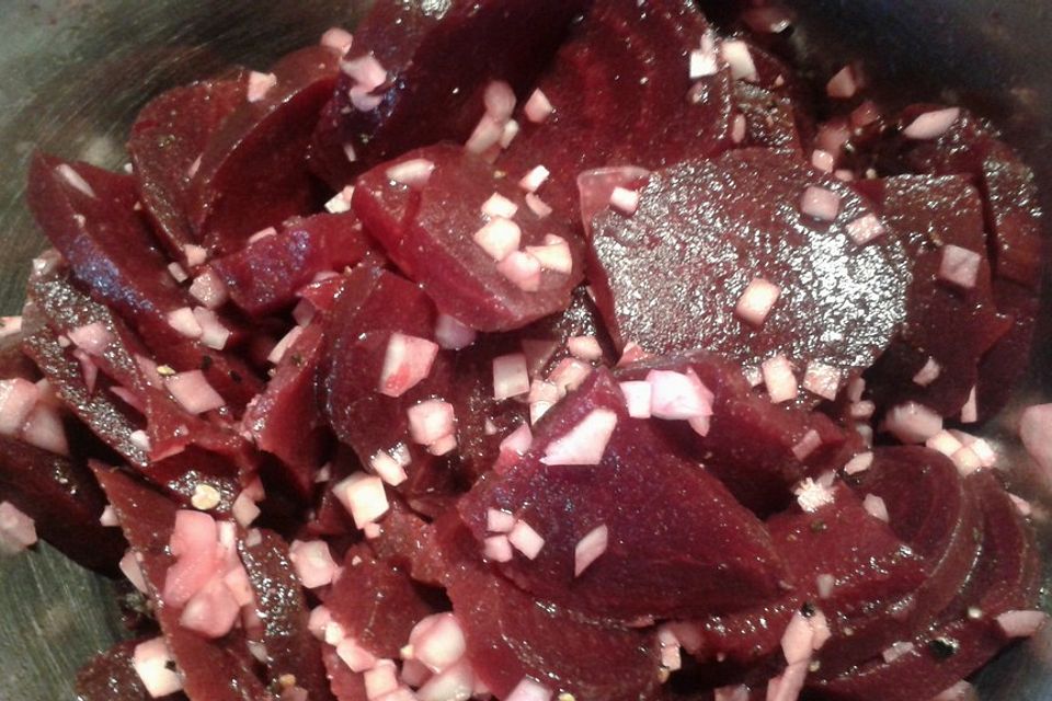 Rote Bete Salat mit Dijon-Senf