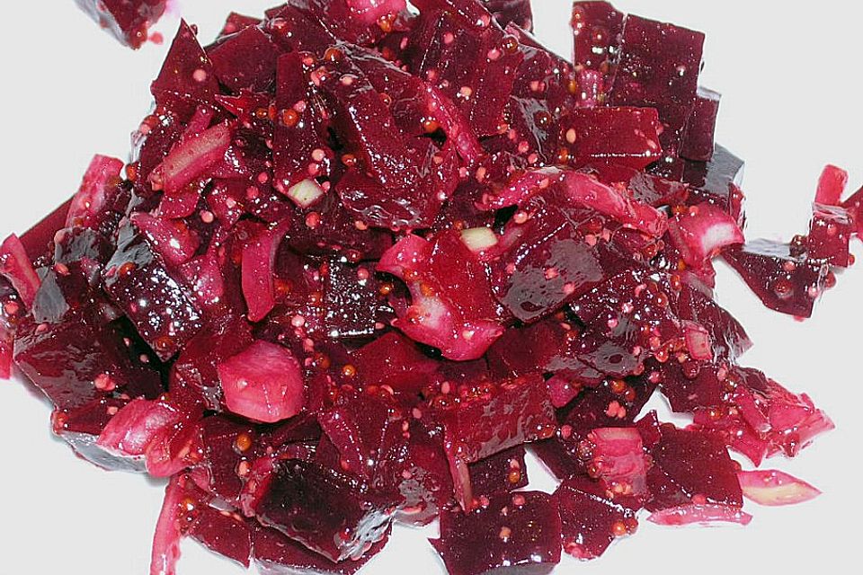 Rote Bete Salat mit Dijon-Senf