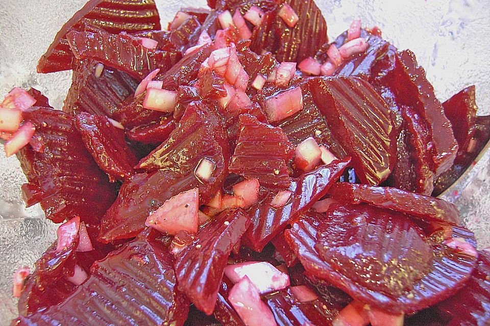 Rote Bete Salat mit Dijon-Senf