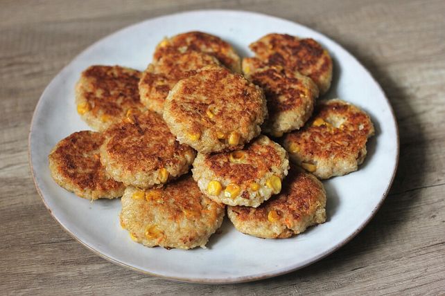 Gemüse-Reis-Puffer von Parmigiana| Chefkoch Gemüse-Reis-Puffer von Parmigiana| Chefkoch