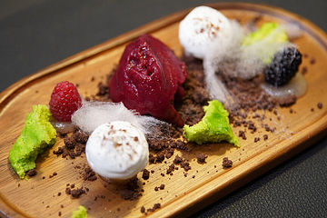Köthenwald wolkig mit Magic-Mushroom und Fruchtsorbet