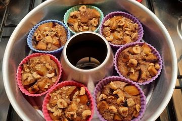 Zwetschgen-Muffins aus dem Omnia Backofen